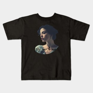 beautiful young woman Kids T-Shirt